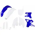 Ufo Yamaha Yz 125/250 2002-2004 Restyling Yakit328f-999w Fork Protectors & Plastsett
