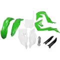 Ufo Kawasaki Kxf 450 2019-2023 Kakit227f-999 Fork Protectors & Plastsett