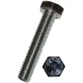 Dresselhaus 4001796051975, Bolter, Sinkbelagt stål, M8, Full tråd, Sekskantet hode, Metallisk