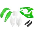 Ufo Kawasaki Kxf 250 2018-2020 Kakit225f-999a Fork Protectors & Plastsett