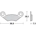 Moto-Master Polaris 097011 Sintrede Bremseklosser