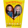 Mezco Toys Chucky Og Tiffany Living Dead Dolls-settet 25 Cm