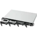 Qnap TS-433EU - NAS-server - 4 brønner - kan monteres i rack - SATA 6Gb/s - RAID 0, 1, 5, 6, 10, JBOD, 50, 60 - RAM 4 GB - Gigabit Ethernet / 2.5 Gigabit Ethernet - iSCSI støtte - 1U
