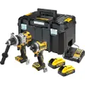 DeWalt Combo Set 18v Dck2200h2t Dcd1007+dcf860 Elektrisk Skrutrekker