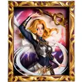 Infinity Studio League Of Legends Lux Lysende Dame 3d-ramme