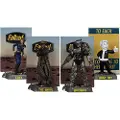 Mcfarlane Toys Fallout Movie Maniacs 4-pack Lucymaximusthe Ghoul & Vault Boy 15 Cm Figure Figur