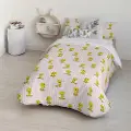 Play Fabrics Tweety Vichy Dynetrekk Med Knapper 180x240 Cm 105 Cm