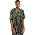 Grimey Lucky Dragon Baseball Kort Ermet V-hals T-skjorte