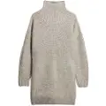Superdry Chunky Rib Lang Ermet Midi-kjole