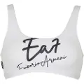 EA7 for woman. 7W000287_AF12210 White triangle bikini (M), Beachwear, Polyester