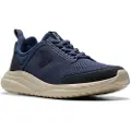 Clarks for man. 26181639 Trainers Lt360 Lo navy (42), Flat, Laces, Casual