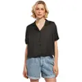 Urban Classics Viscose Satin Resort Kortarmet Skjorte