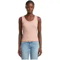 G-Star for woman. D26065-D253-1628 Slim Rib T-shirt pink (M), Casual, Sleeveless / Straps, Organic Cotton, Sustainable