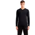Armani Exchange for man. 8NZM99ZJA5Z1200 Maglia T-shirt black (XS), Casual, Cotton, Long sleeve