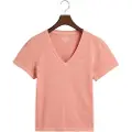 Gant Reg Sunfaded Kort Ermet V-hals T-skjorte