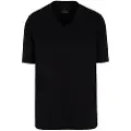 Armani Exchange Xm000727_af10364 Kort Ermet V-hals T-skjorte