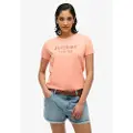 Superdry Sport Luxe Fitted Kortarmet T-skjorte