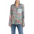 Replay W2121 .000.74056 Langermet Bluse