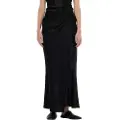 Scotch & Soda Crushed Satin Lang Skjørt