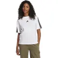 Adidas Essentials 3 Stripes Boyfriend Kortarmet T-skjorte