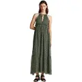 Pepe Jeans for woman. PL953350 Fifi dress green (S), Casual, Polyester, Sleeveless / Straps