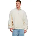 Urban Classics Oversized Teddy Genser Med Halv Glidelås