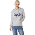 LOIS Jeans for woman. 464392220 Hoodie 135258 grey (S), Casual, Cotton, Long sleeve