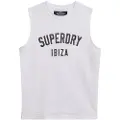 Superdry Sport Luxe Fitted Ermeløs T-skjorte
