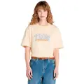Timberland for woman. TB0A423BEFL1 Beige University T-shirt (L), White, Casual, Cotton, Short sleeve