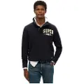 Superdry Vintage Athletic Half Button Collegegenser