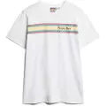 Superdry Venue Logo Stripe Relaxed Kortarmet T-skjorte
