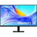 Samsung ViewFinity S8 S32D800UBU - S80UD Series - LED-skjerm - USB - 32 - 3840 x 2160 UHD @ 60 Hz - IPS - 350 cd/m² - 1000:1 - HDR10 - 5 ms - HDMI, DisplayPort, USB-C - svart
