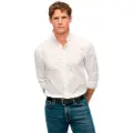 Superdry Essentials Tailored Fit Skjorte Med Lange Ermer