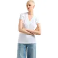 Armani Exchange Xw000600_af10355 Kort Ermet V-hals T-skjorte