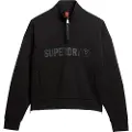Superdry Active Tech Logo Relaxed Halv Glidelås Genser