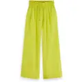 Scotch & Soda Voile Wide Leg Pull On Høye Bukser