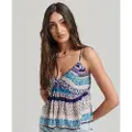 Superdry Vintage Tiered Cami Ermeløs Bluse