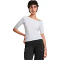 Urban Classics Organic Asymmetric Rib Kortarmet T-skjorte 2 Enheter