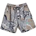 Grimey Animal Satin Shorts