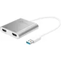 J5CREATE USB 3.0 Type-A to Dual HDMI - 20cm