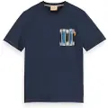 Scotch & Soda 174589 Kortarmet T-skjorte