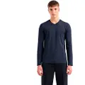 Armani Exchange 8nzm99_zja5z T-skjorte Med Lange Ermer Og V-hals