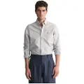 Gant Slim Oxford Banker Stripe Skjorte Med Lange Ermer