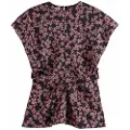 Scotch & Soda Satin Ermeløs Bluse
