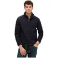 Superdry Classics Henley Halv Glidelås Genser