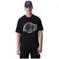 New Era Nba Os Outline Mesh Los Angeles Lakers Kortarmet T-skjorte