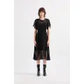 Armani Exchange 6dya08_yn1vz Kortermet Midi-kjole