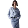 Salsa Jeans Lyocell Skjorte Med Lange Ermer