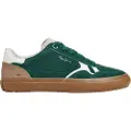 Pepe Jeans for man. PMS31058 Travis Free green leather trainers (40), Flat, Laces, Casual