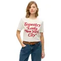 Superdry City Love Relaxed Kortarmet T-skjorte